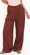 Petal & Pup Elinor Cuffed Pleated Wide Leg Pants