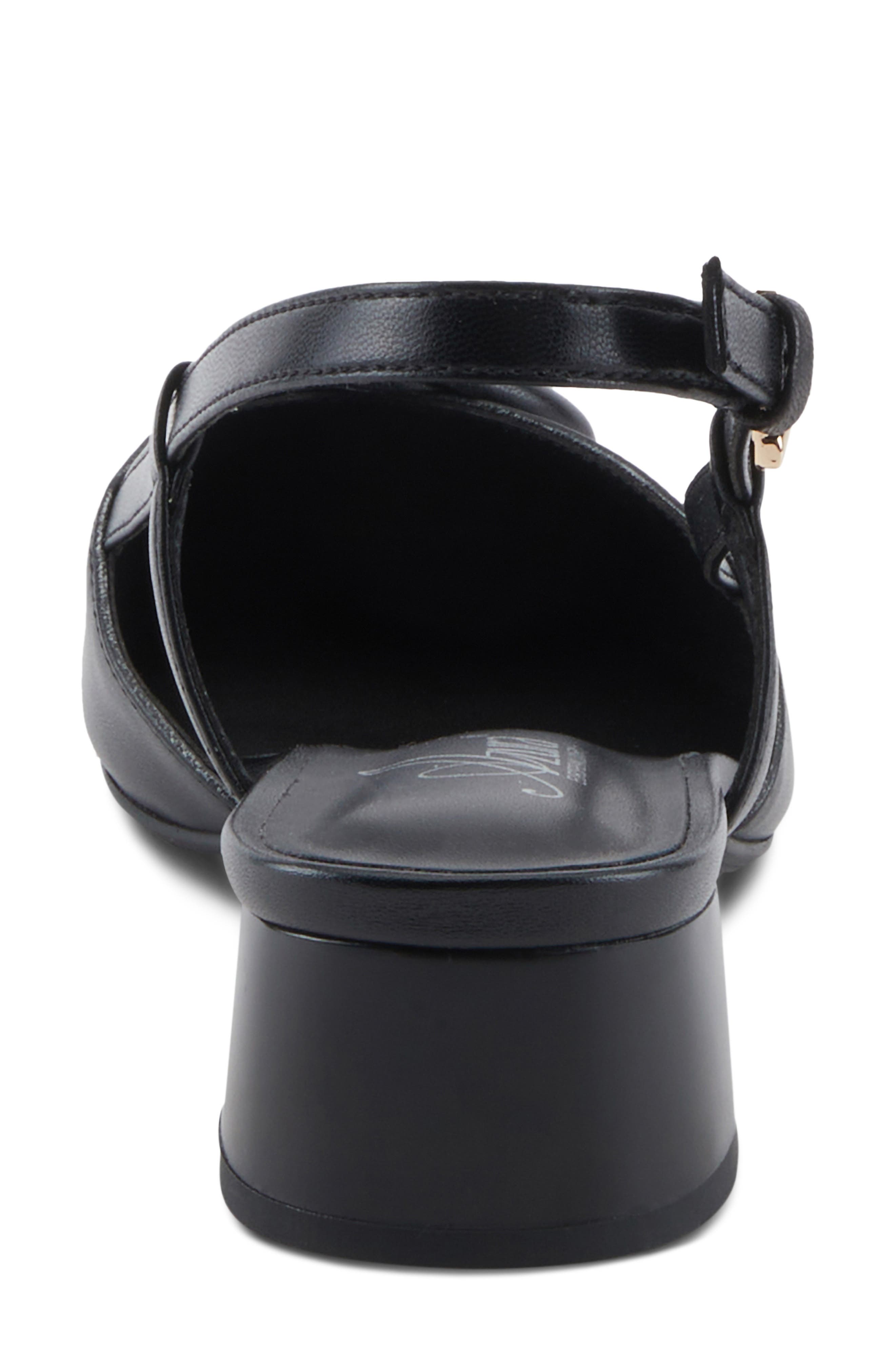 AZURA BY SPRING STEP Angelicish Slingback Pump, Alternate, color, Black