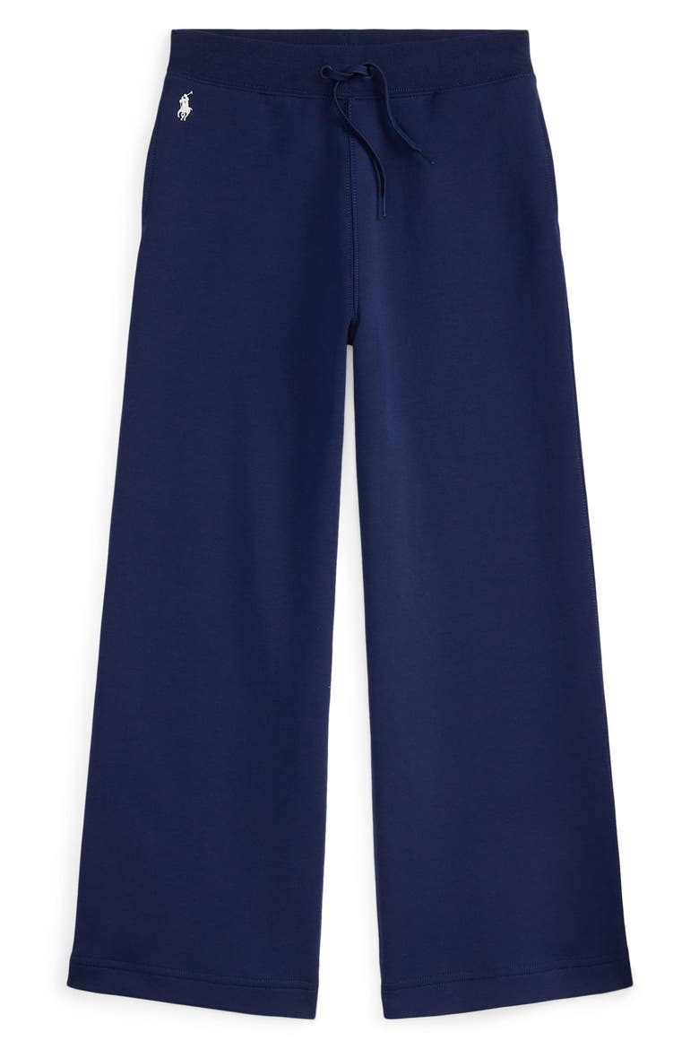 Kids' Double Knit Sweatpants, Main, color, NEWPORT NAVY