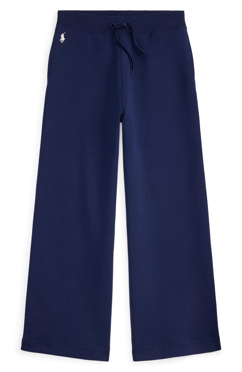 Polo Ralph Lauren Kids' Double Knit Sweatpants, Main, color, Newport Navy