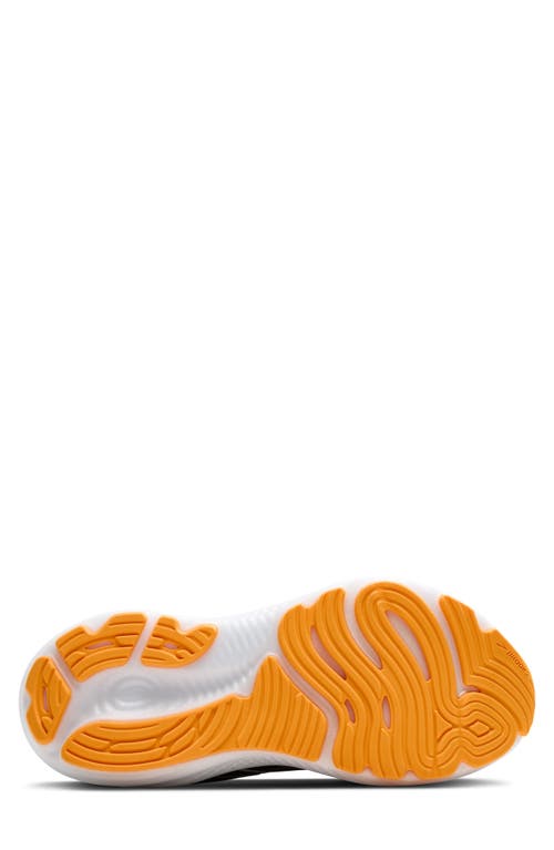 Brooks Glycerin Gts 22 Running Shoe In Black/country Blue/orange