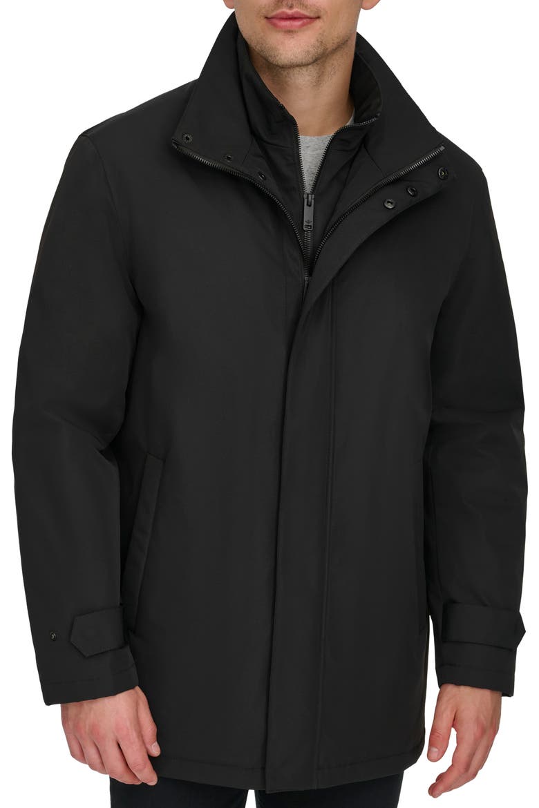Flex Tech Commuter Coat, Main, color, BLACK