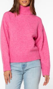 VELVET HEART Tillie Drop Shoulder Turtleneck Sweater