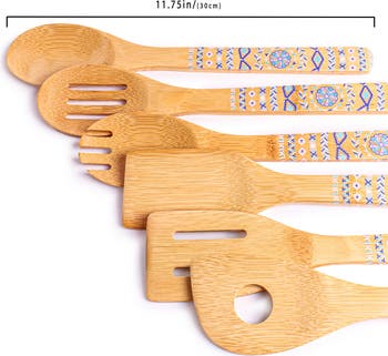 10-Piece Bamboo Utensil & Trivet Set