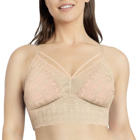 Mia Wire-Free Padded Lace Bralette