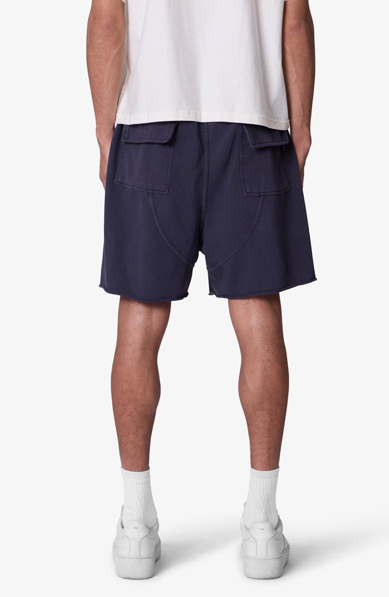 mnml Oversize Cotton Sweat Shorts, Alternate, color, 