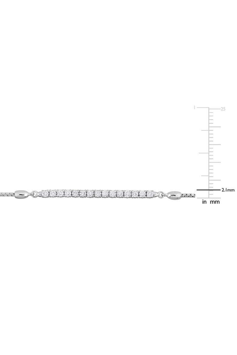 Diamond Bolo Bracelet 14k White Gold, Alternate, color, White Gold