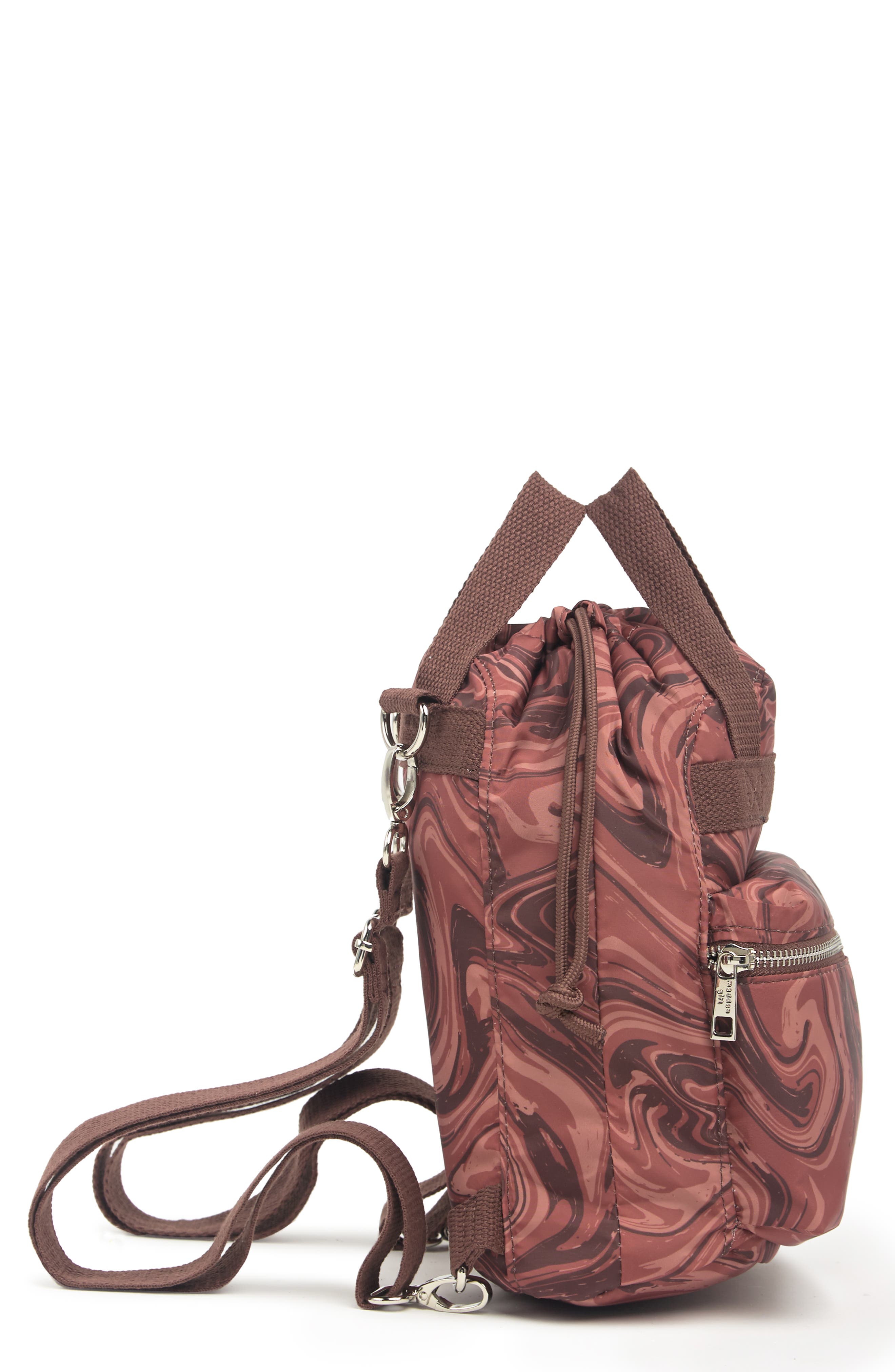 Madden Girl Recycled Soft Nylon Backpack, Alternate, color, 