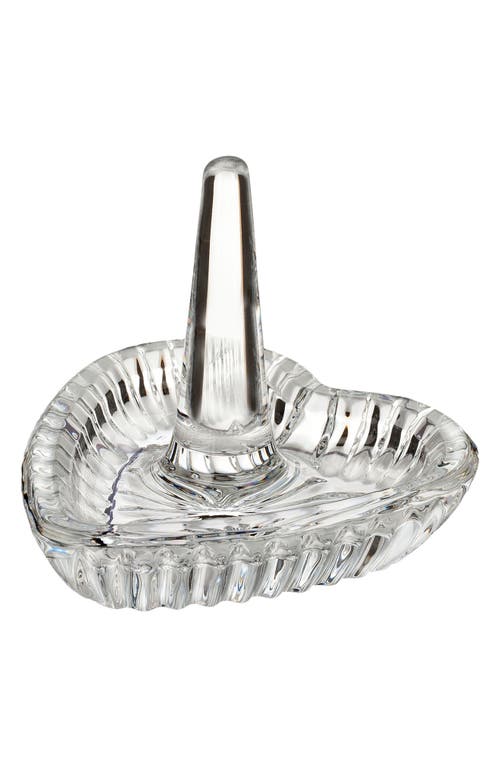 Waterford Giftology Heart Lead Crystal Ring Holder In Metallic