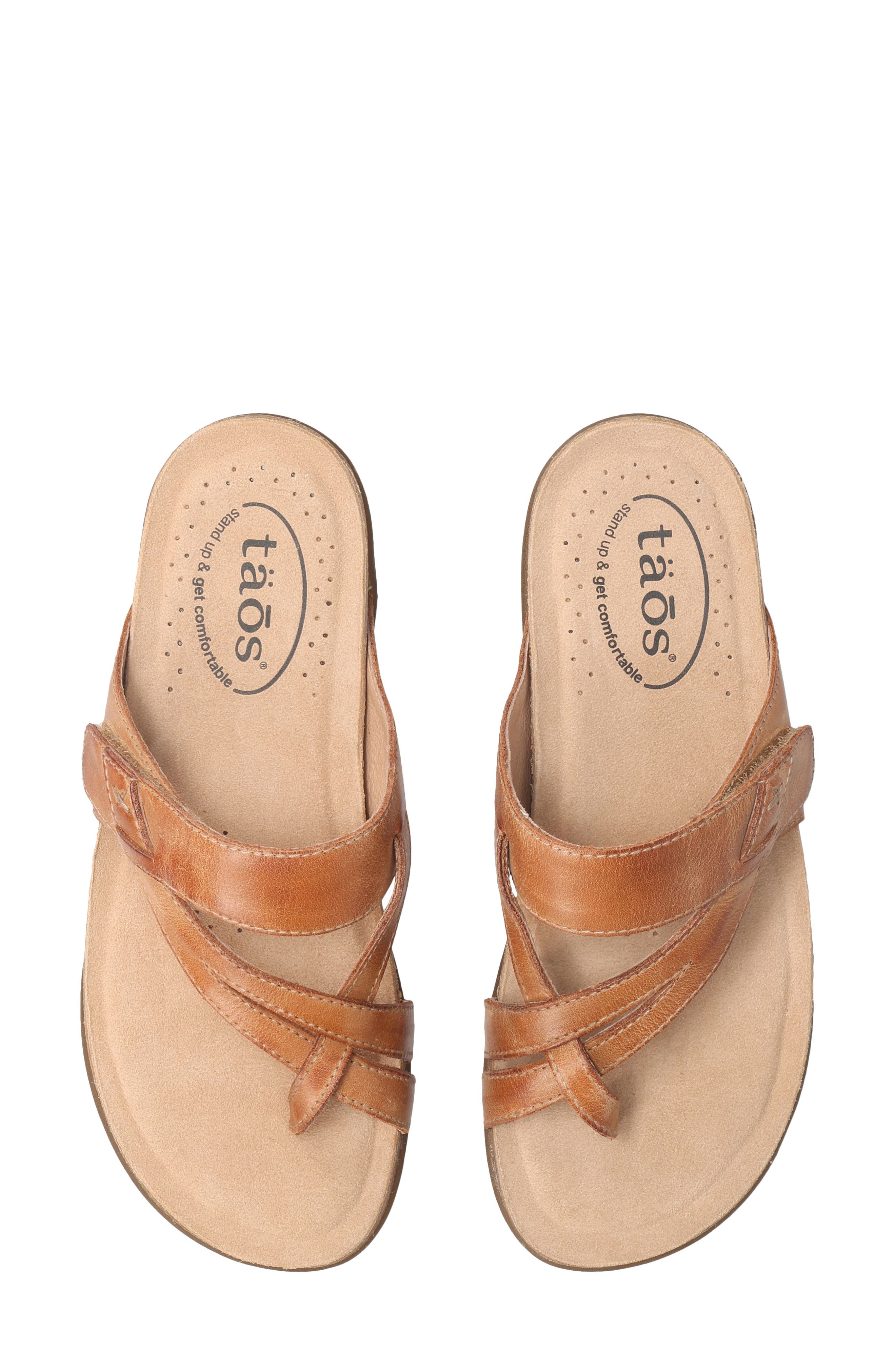 Perfect Toe Loop Sandal, Alternate, color, TAN