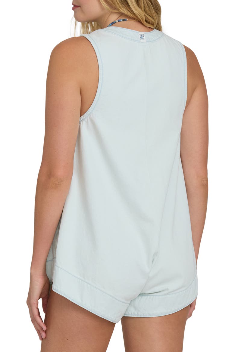 June Saltwashed Romper, Alternate, color, CLEARWATER