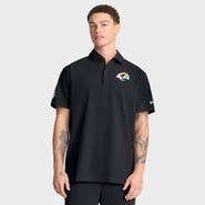 Nike Men's Nike Black Los Angeles Rams Sideline City Pride Woven Performance Polo