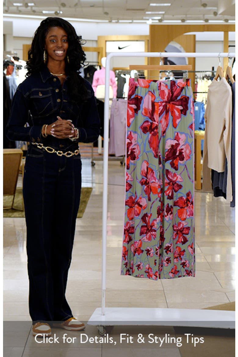 Verick Print Wide Leg Pants video