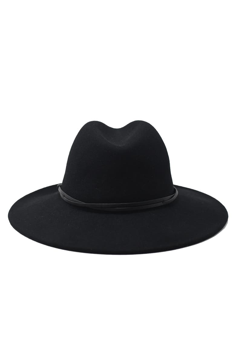 NOAKE Twist Band Wool Panama Hat, Alternate, color, 