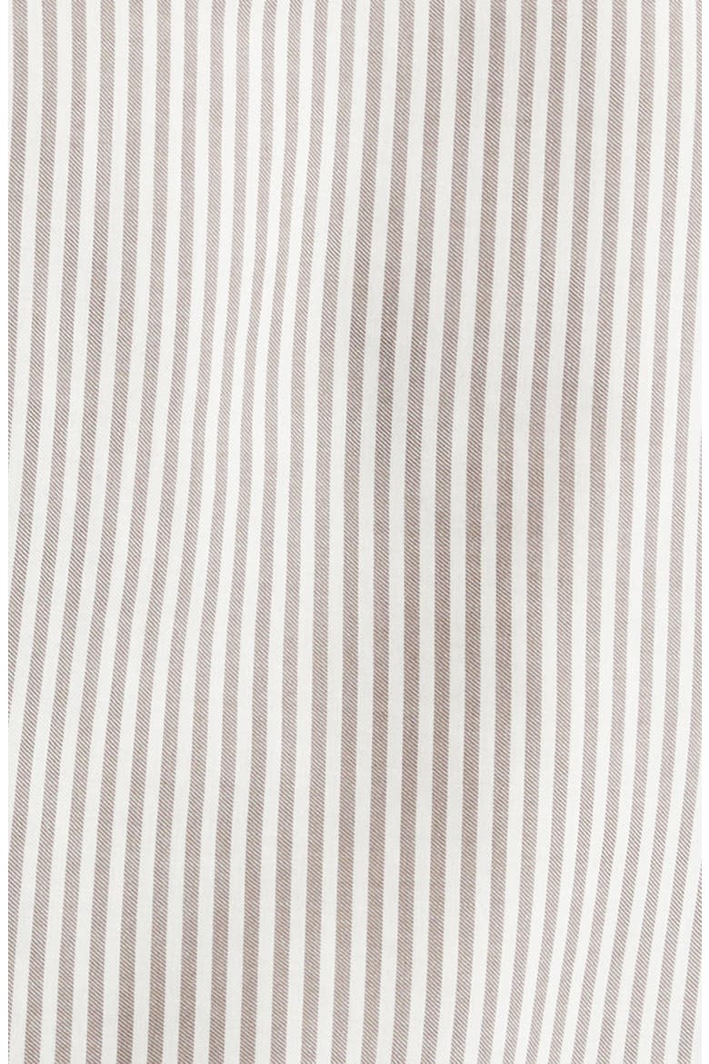 Dandy Stripe Button-Up Shirt, Alternate, color, 05 BROWN