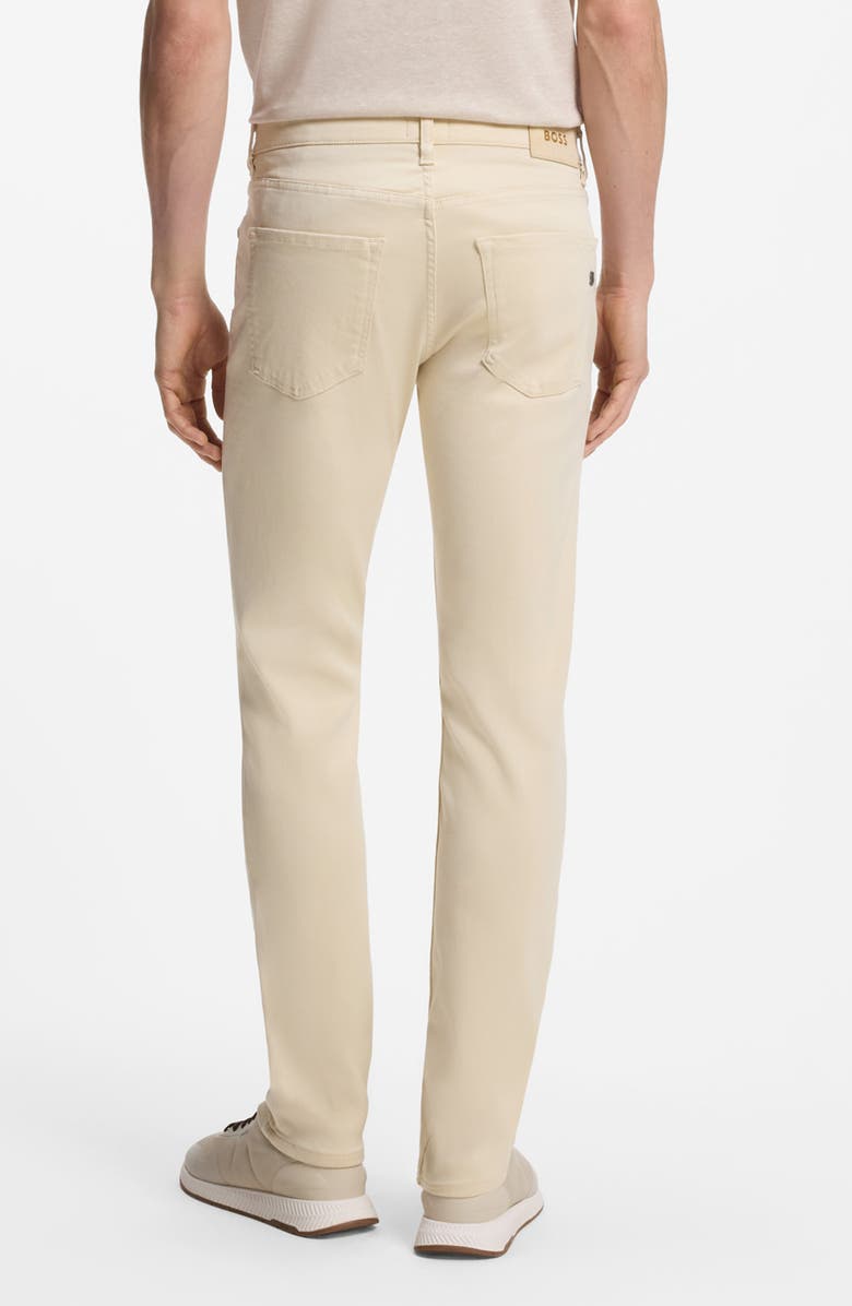 BOSS Delaware Slim Fit Stretch Jeans, Alternate, color, Open White