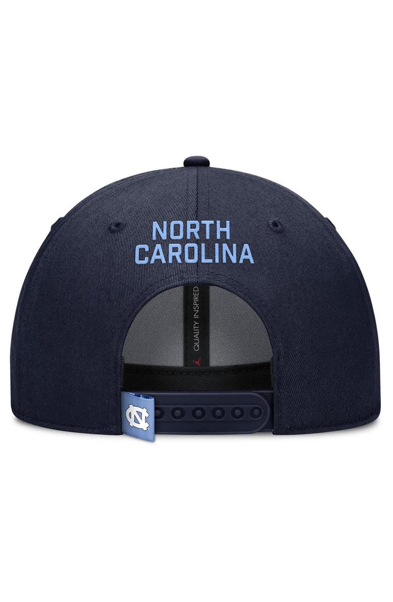 Jordan Brand Men's Jordan Brand Navy North Carolina Tar Heels 2025 On-Field Rise Performance Adjustable Hat, Alternate, color, Navy