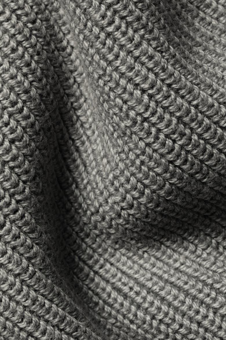 Cotton Rib Crew Neck Sweater, Alternate, color, Grey