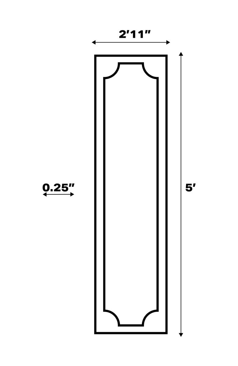 JONATHAN Y Sloane Classic 2-Stripe Border Washable Area Rug, Alternate, color, White/Gray