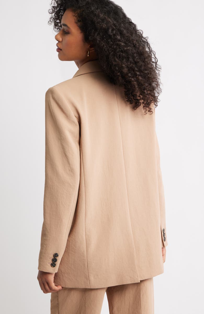 Open Edit The Curator Relaxed Blazer, Alternate, color, Tan Portabella