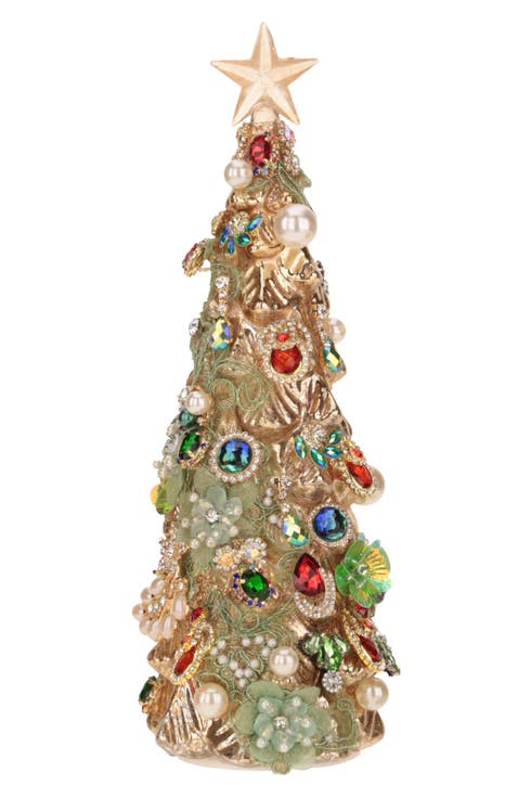 Jeweled Christmas Tree, Gold