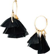 Gas Bijoux Marly Feather Hoop Earrings