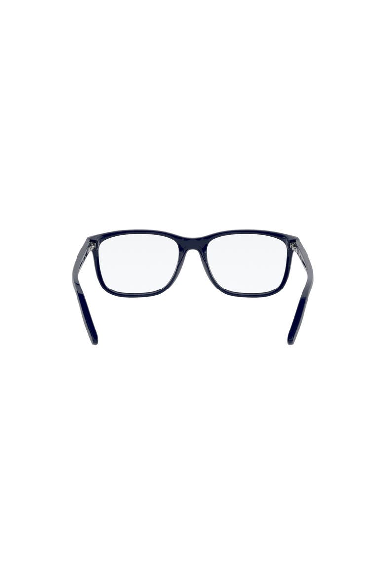55mm Rectangle optical glasses, Alternate, color, Blue