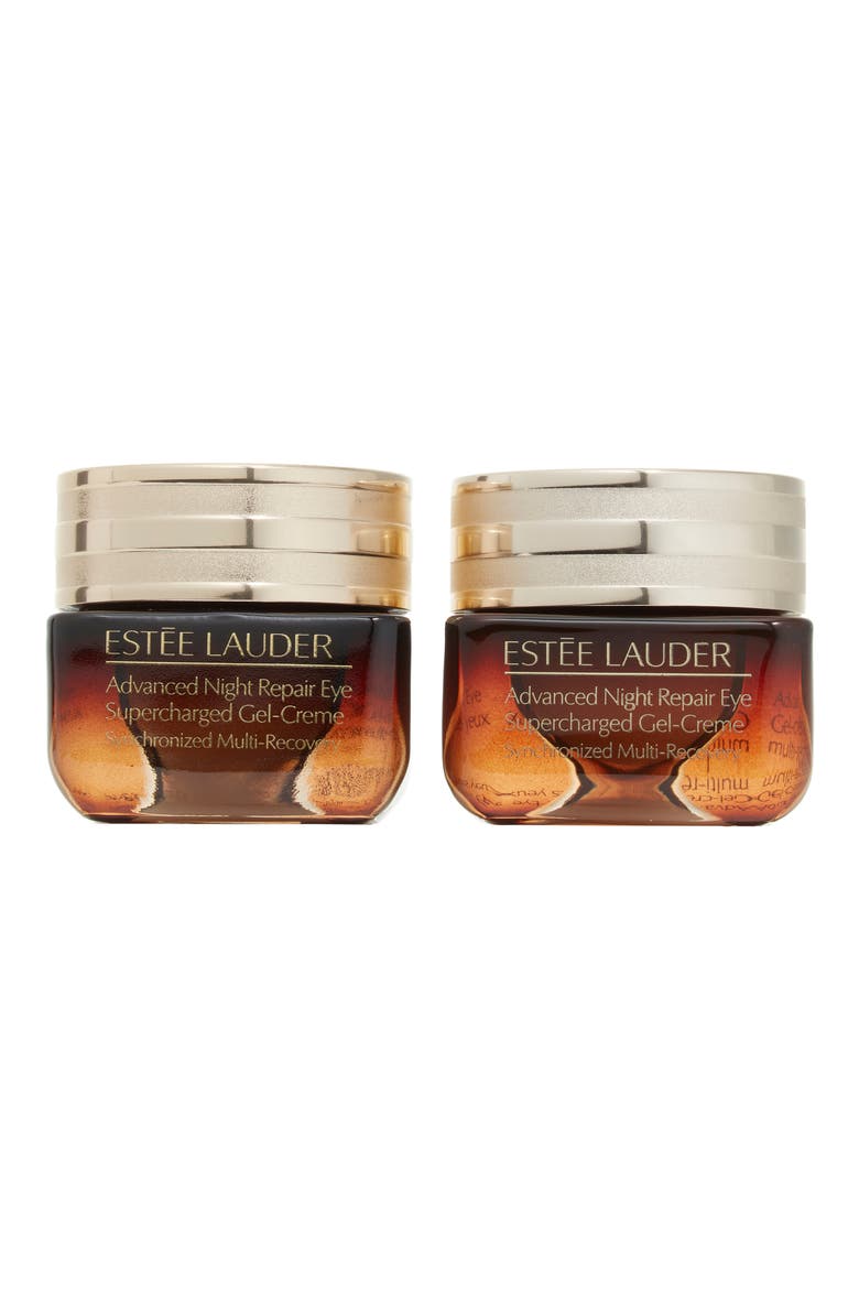 Advanced Night Repair Supercharged Gel Eye Cream Duo $152 Value, Main, color, NO COLOR