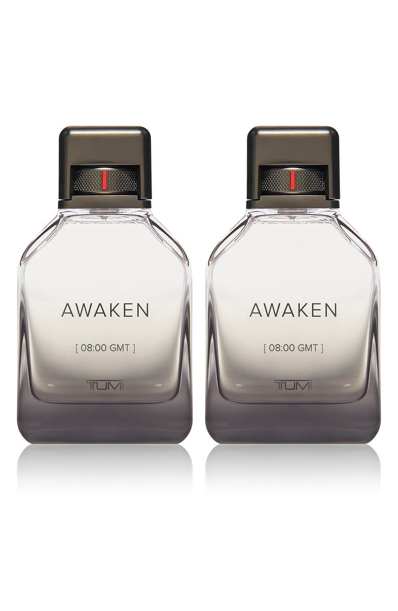 TUMI Awaken [8:00 GMT] TUMI Eau de Parfum Duo $270 Value, Main, color, 
