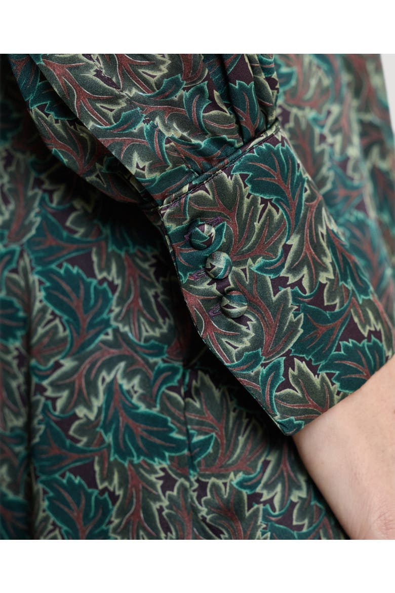 Hawthorn Shirt Dress, Alternate, color, Burgundy/Green