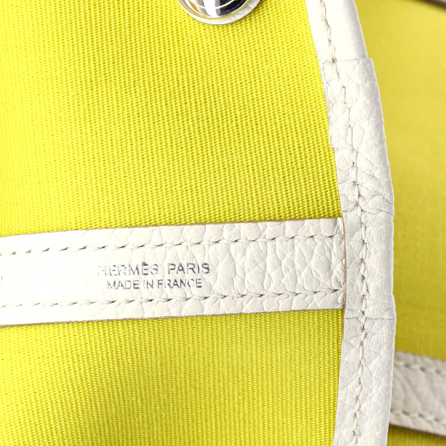 Garden File Tote Toile and Leather 28, Alternate, color, Yellow