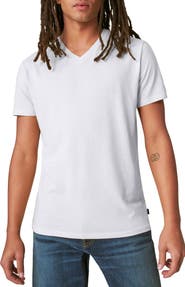 Lucky Brand Venice V-Neck Burnout T-Shirt