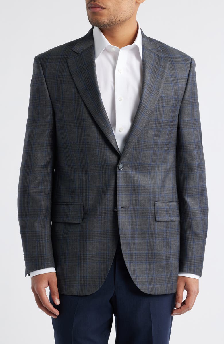 Peter Millar Flynn Classic Sport Coat, Main, color, Charcoal