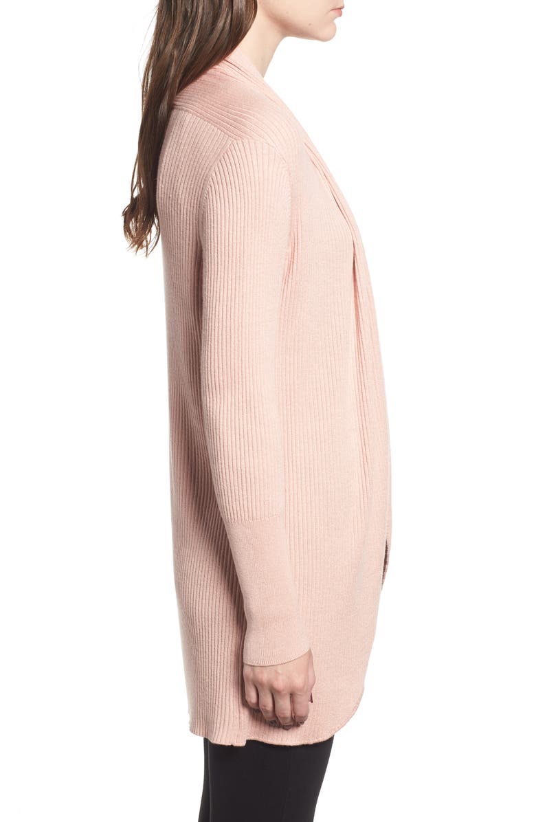 Leith Ribbed Shawl Cocoon Sweater, Alternate, color, 