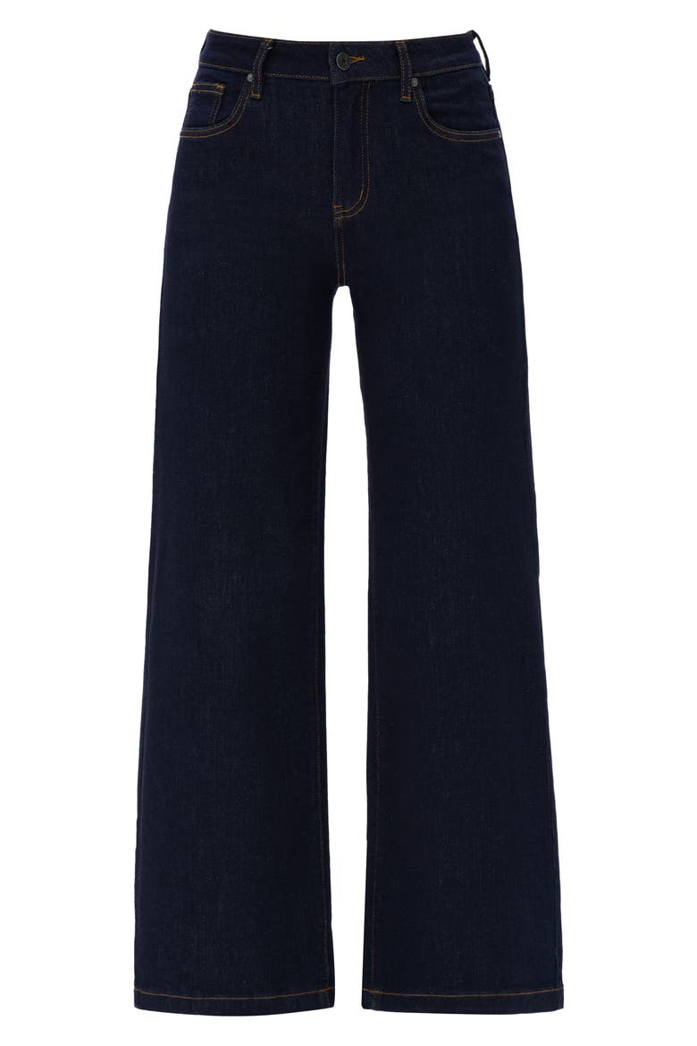 Cloe High Waist Wide Leg Jeans, Alternate, color, RAW DENIM