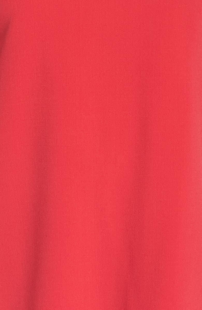 Eliza J Bell Sleeve Crepe Shift Dress, Alternate, color, 