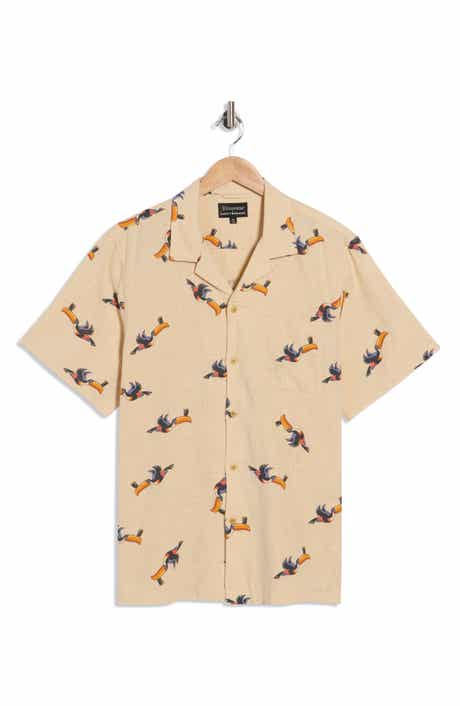 Lucky Brand x Guinness Toucan Cotton Camp Shirt