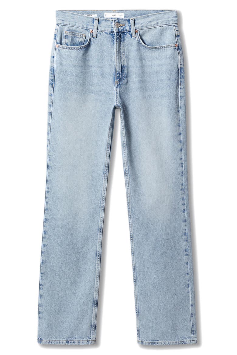 Straight Leg Jeans, Alternate, color, LIGHT BLUE