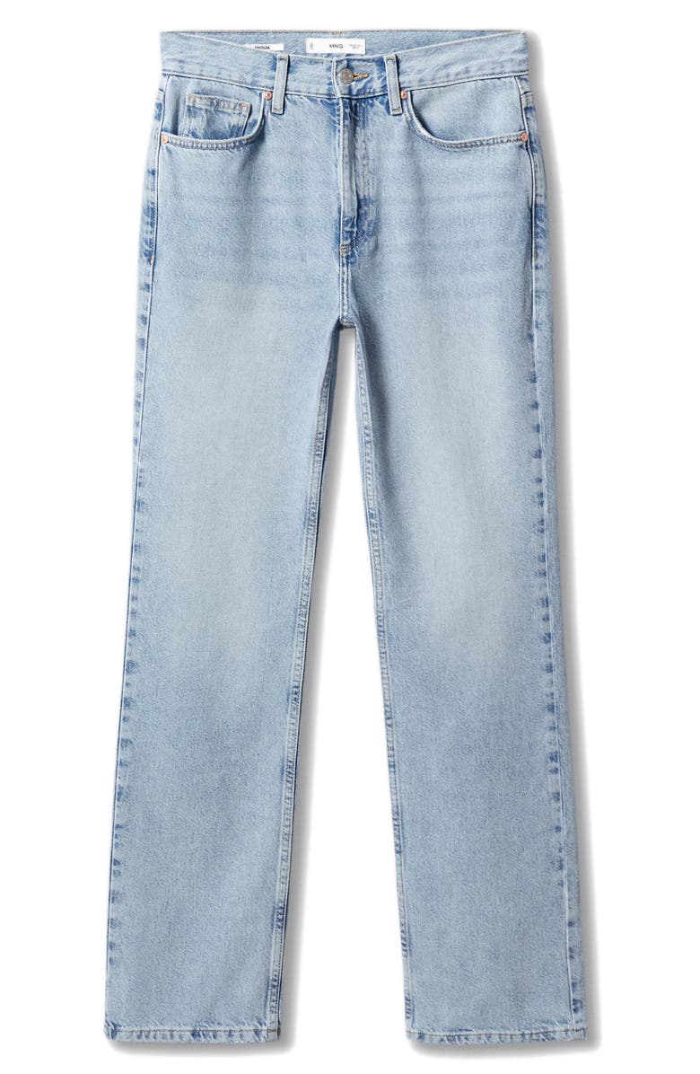 MANGO Straight Leg Jeans, Alternate, color,