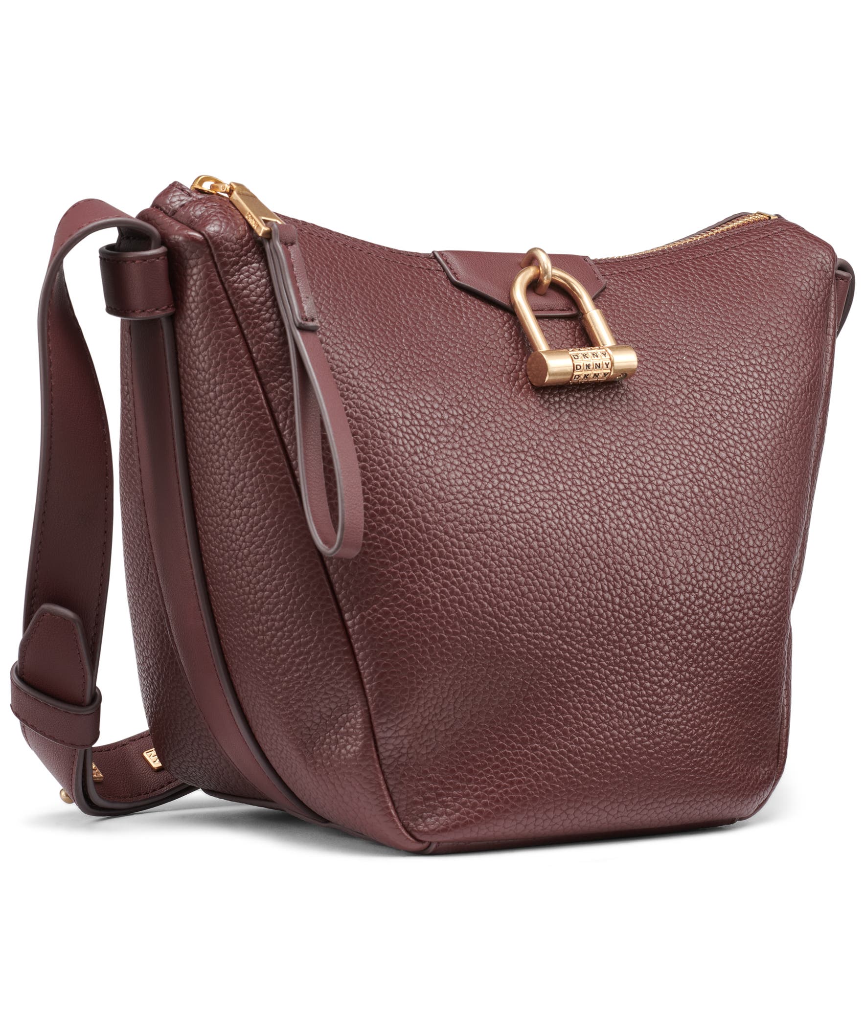 DKNY Karlie Crossbody, Alternate, color, Aged Wine
