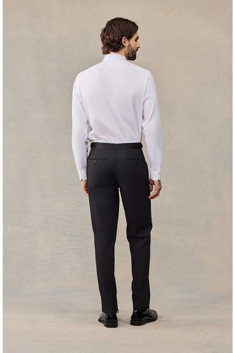 Essential Slim Tuxedo Pants, Alternate, color, Black