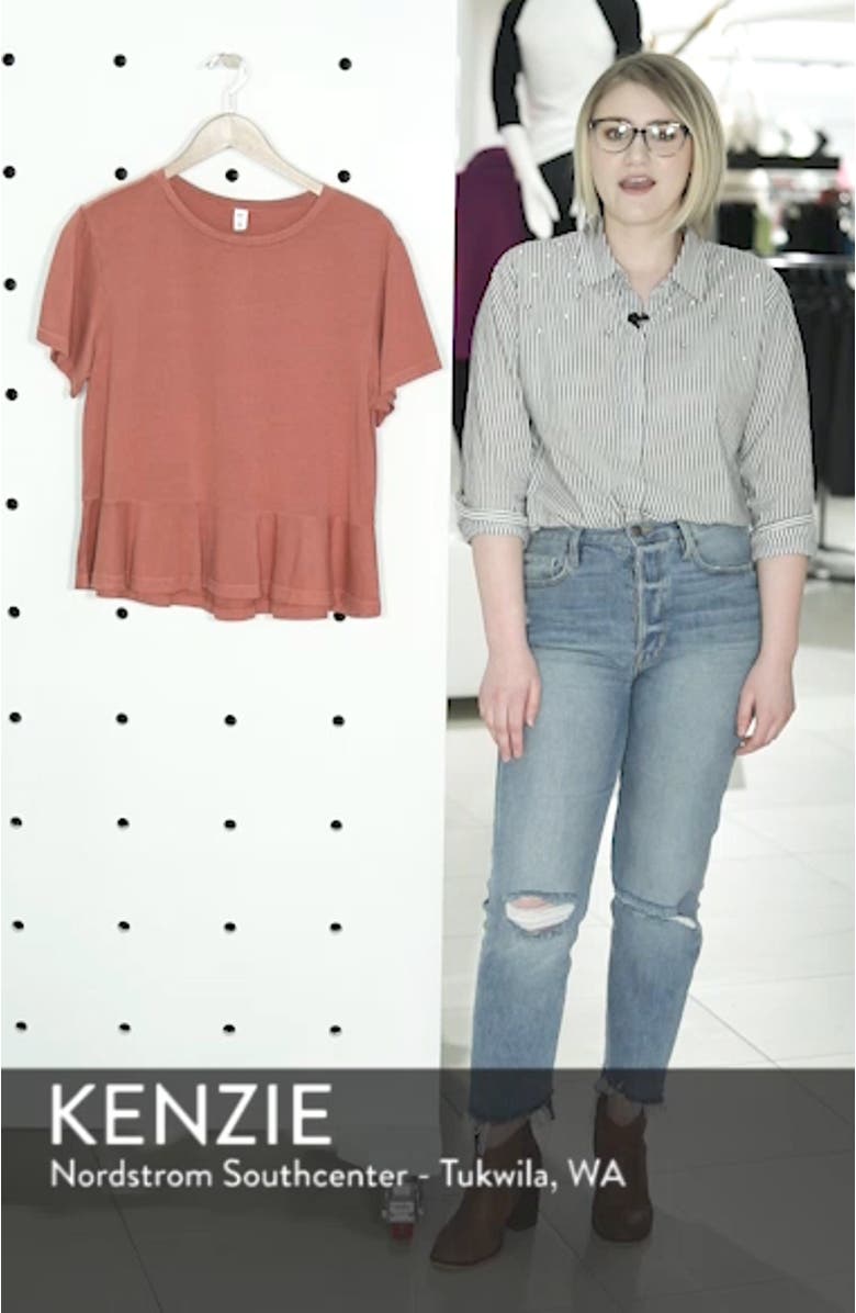 Peplum Tee, sales video thumbnail