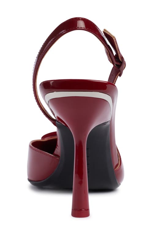 Dkny Neilton Slingback Pump In Ruby Red