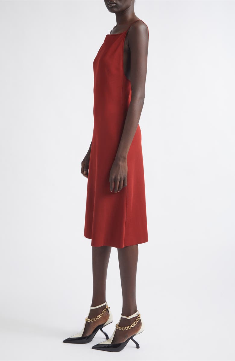 FERRAGAMO Sweater Slipdress, Alternate, color, College Red