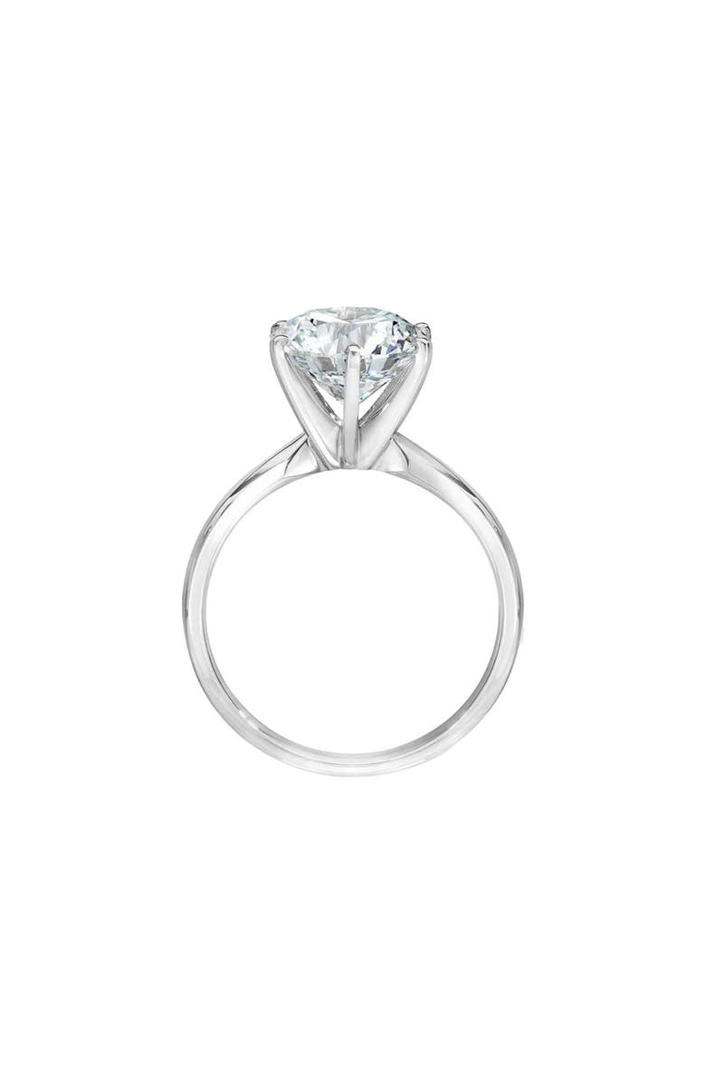 Bliss Diamond Platinum 3Ct Certified Diamond Solitaire Engagement Ring Lab Grown, Alternate, color, 