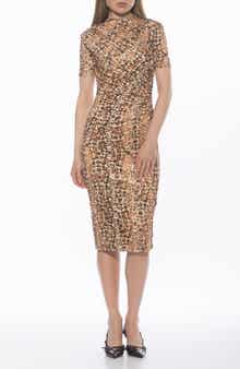 Santal Draped Sheath Dress
