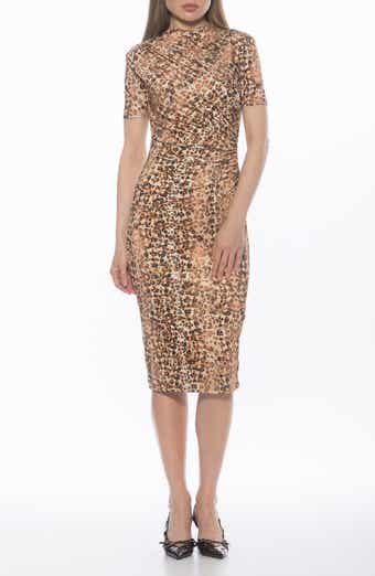 Santal Draped Sheath Dress
