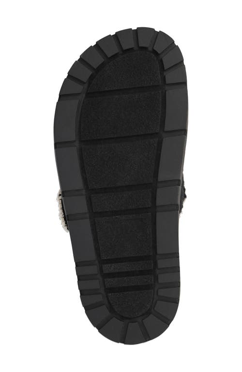 Mia Gabri Knit Sandal In Black