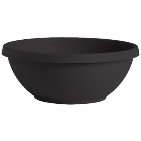 Terra Plant Bowl Planter 14" Black