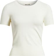 Open Edit Short Sleeve Sweater